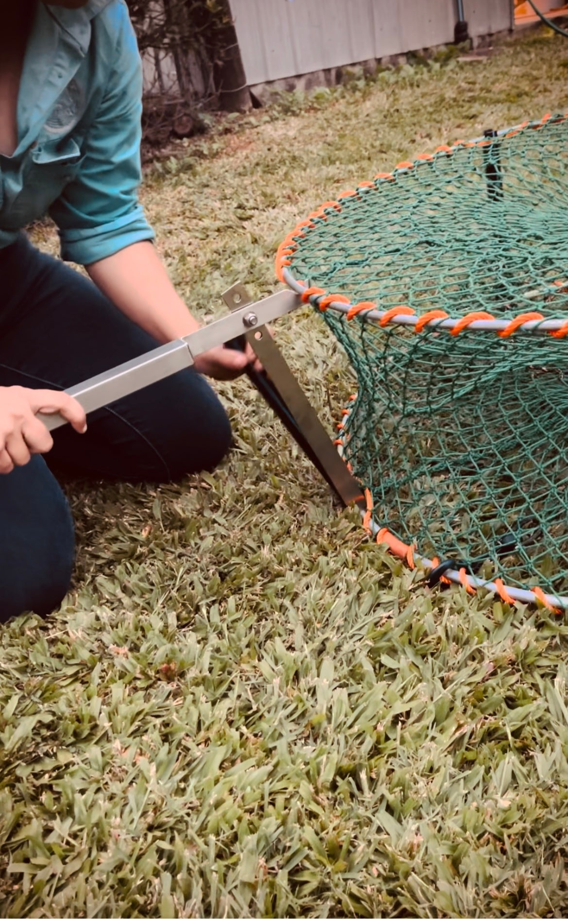 Stainless steel crab pot spreader